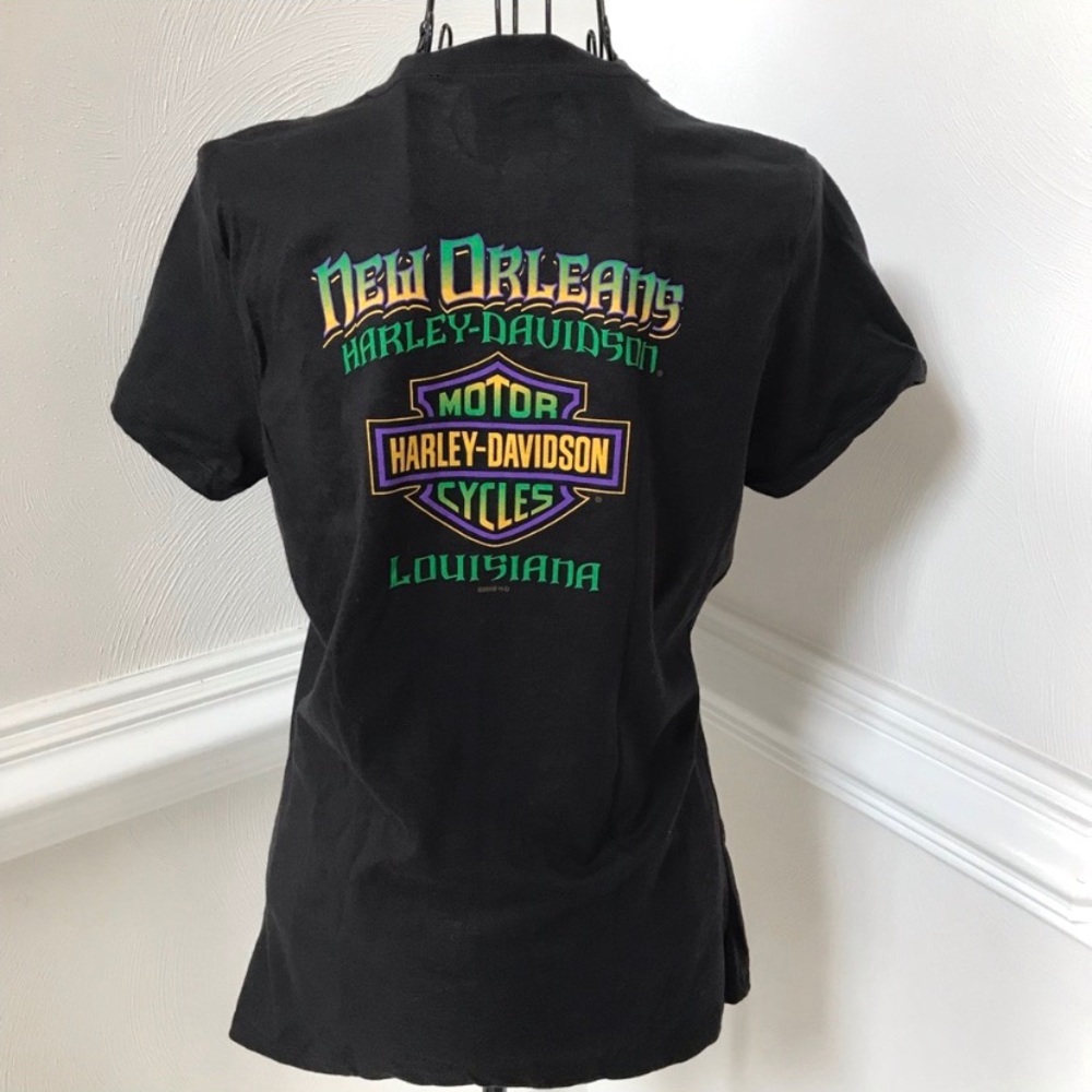 Harley-Davidson Mardi Gras New Orleans Tee Sz S - Picture 2 of 8